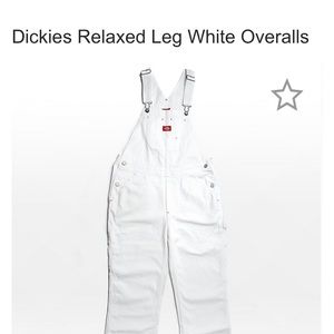 BNWT White dickes Overalls